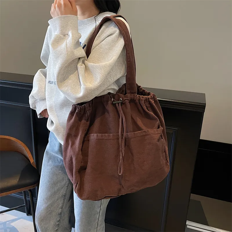 Debecca Canvas Bag Shoulder Bags Women's Multicolor-19