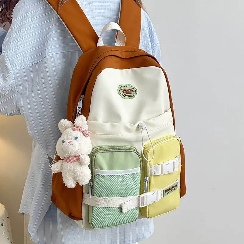 Debecca Polyester Backpack Women's Multicolor-10