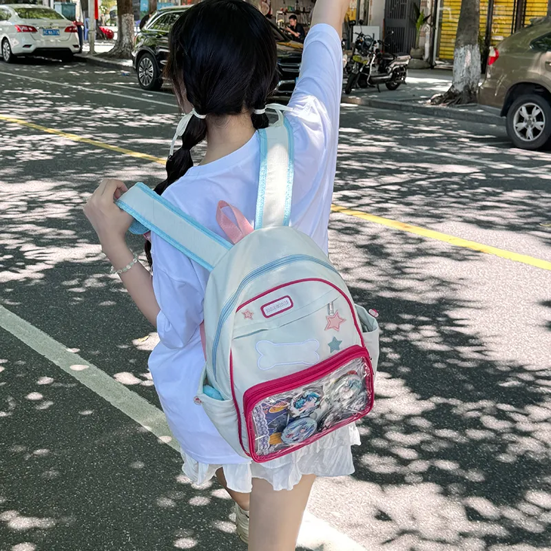 Debecca Twill Backpack Women's Light Blue-2