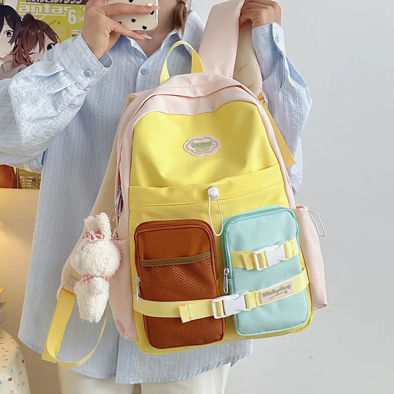 Debecca Polyester Backpack Women's Multicolor-6