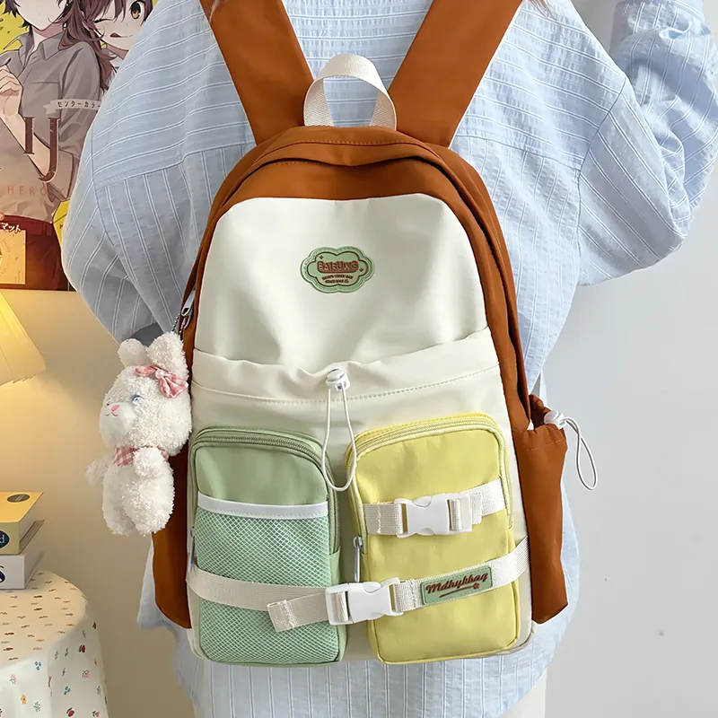 Debecca Polyester Backpack Women's Multicolor-11