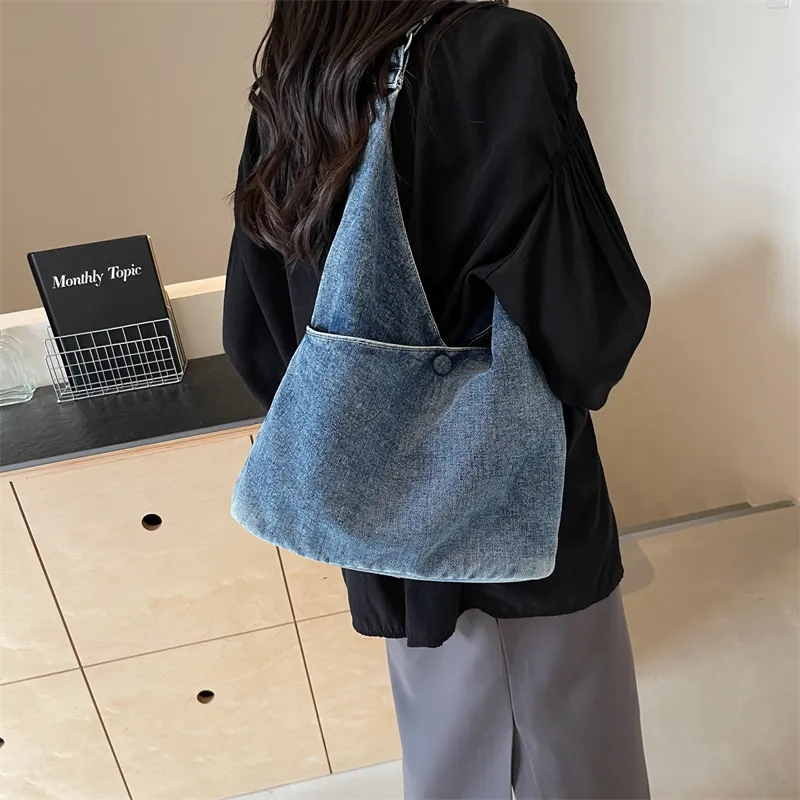 Debecca Denim Shoulder Bag Regular Women's Multicolor-1