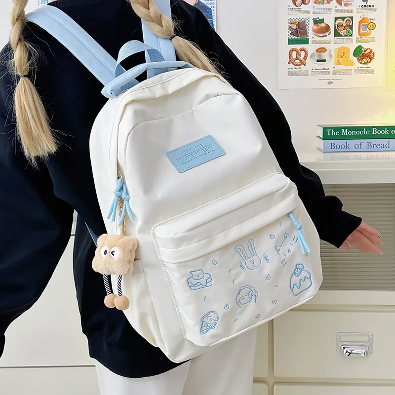 Debecca Nylon Backpack Regular Unisex Multicolor-1