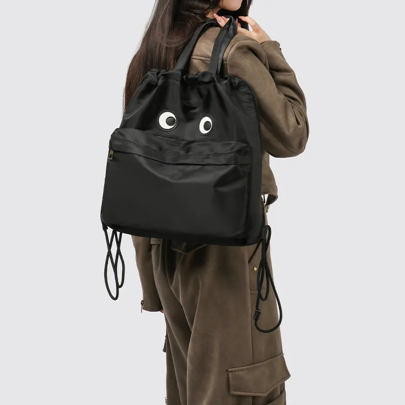 Debecca Nylon Backpack Large Size Unisex Multicolor-2