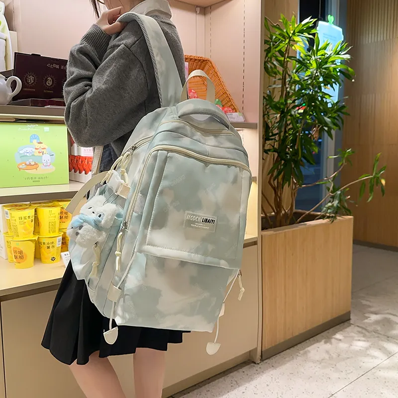 Debecca Nylon Backpack Unisex Multicolor-10