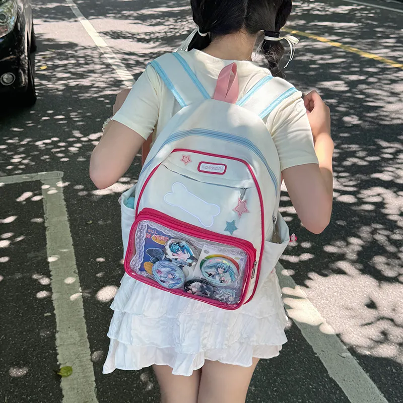 Debecca Twill Backpack Women's Light Blue-11