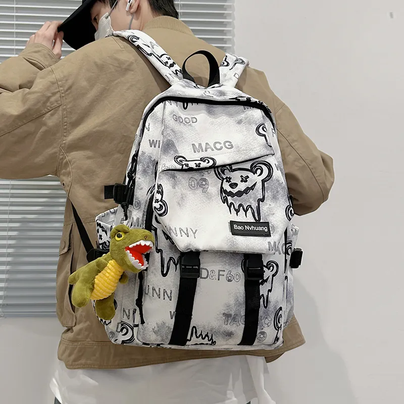 Debecca Nylon Backpack Regular Unisex Multicolor-9