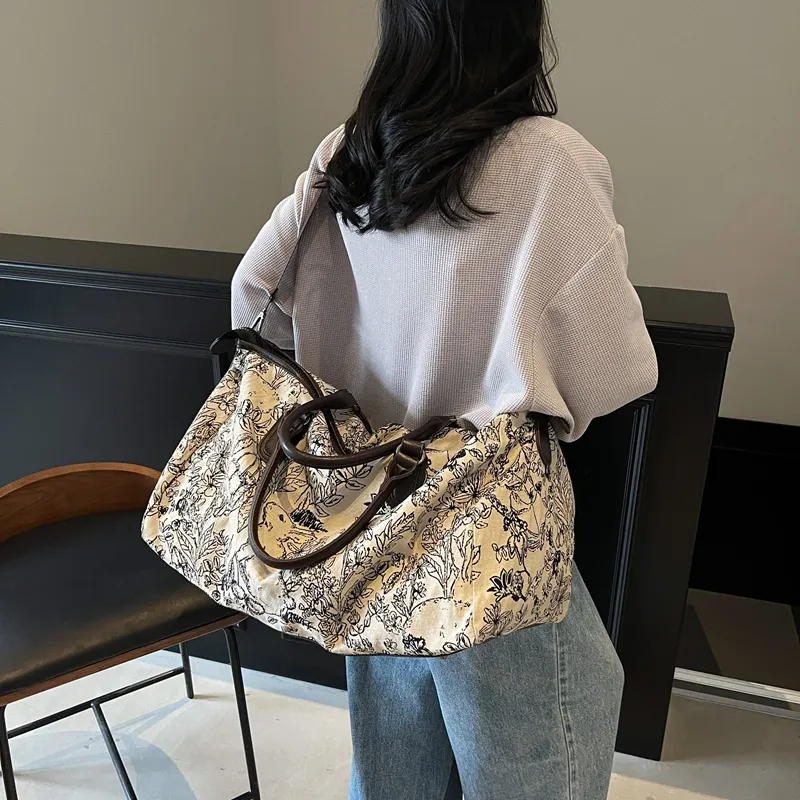 Debecca Canvas Bag Travel Bag Women's Multicolor-3