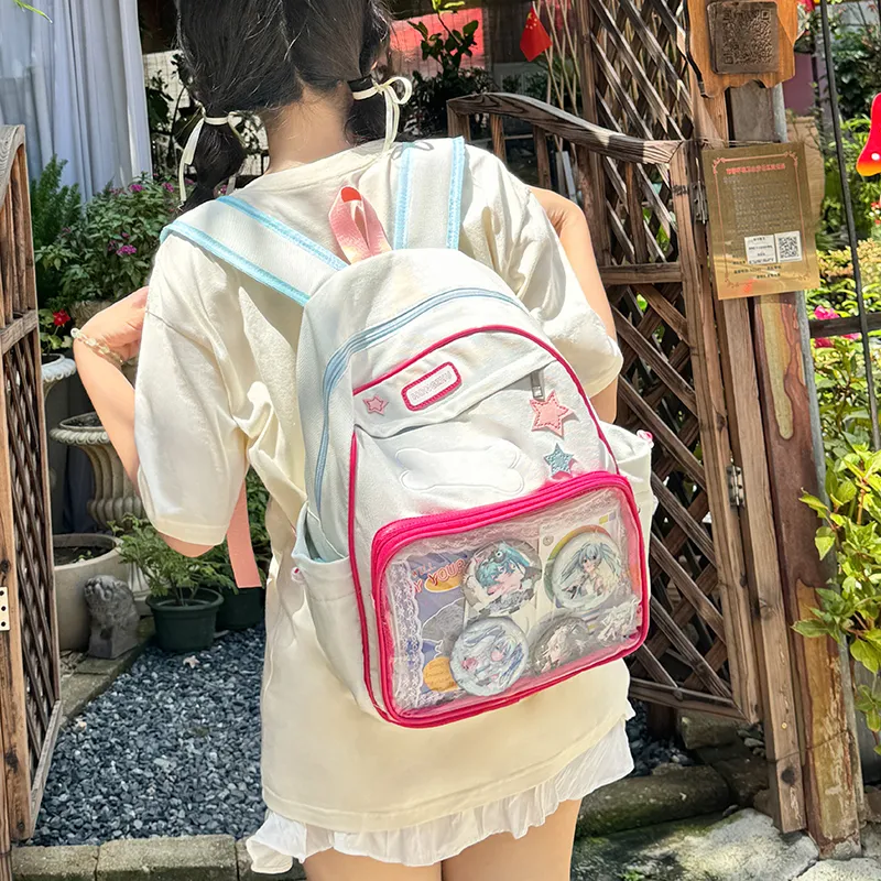 Debecca Twill Backpack Women's Light Blue-8
