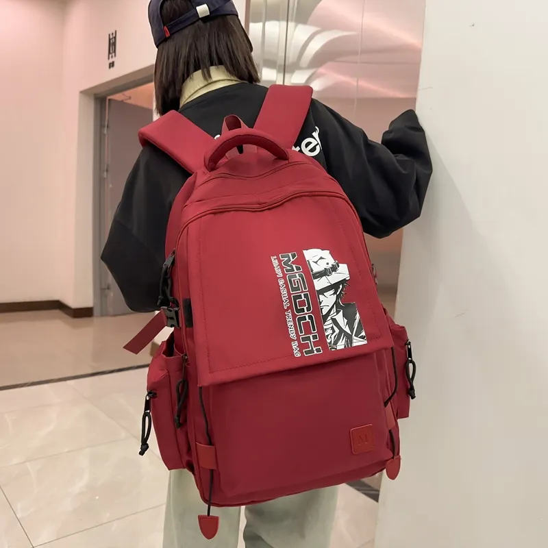 Debecca Nylon Backpack Unisex Multicolor-3