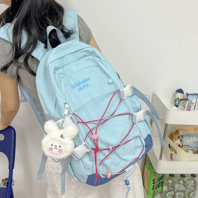 Debecca Nylon Backpack Unisex Multicolor-2