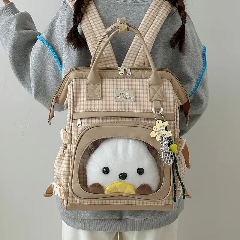 Debecca Nylon Backpack Large Size Women's Multicolor-15