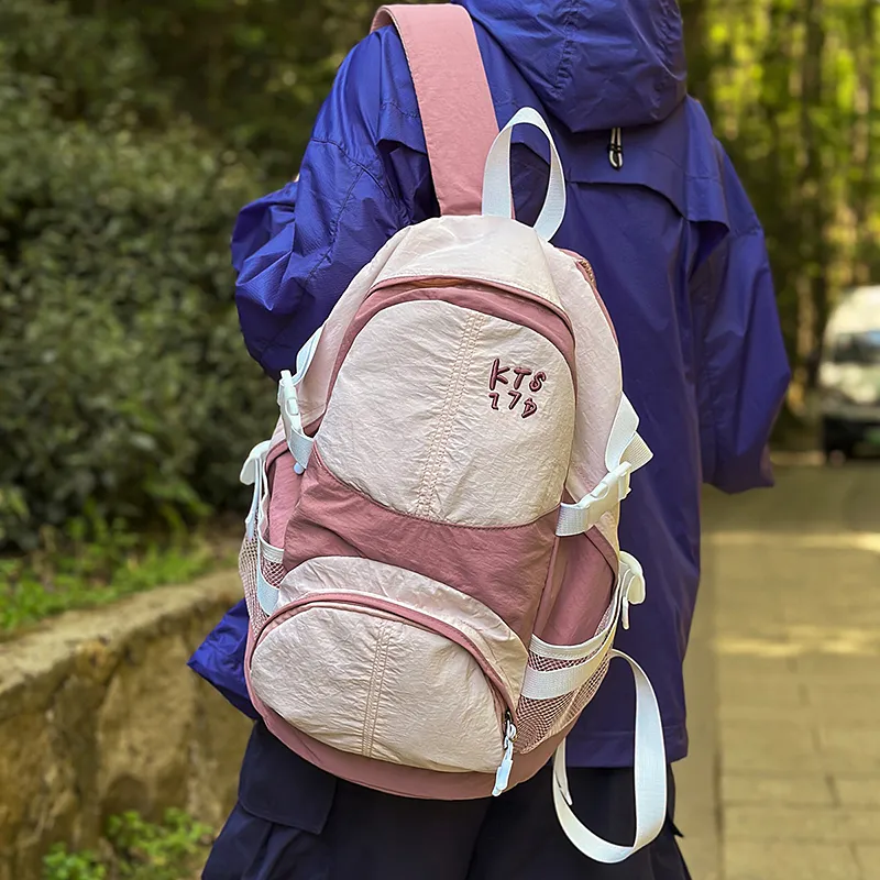 Debecca Nylon Backpack Unisex Multicolor-12