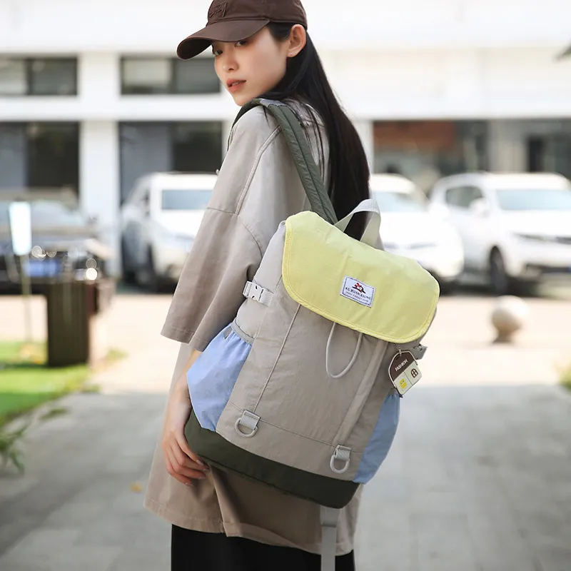 Debecca Nylon Backpack Unisex Multicolor-10