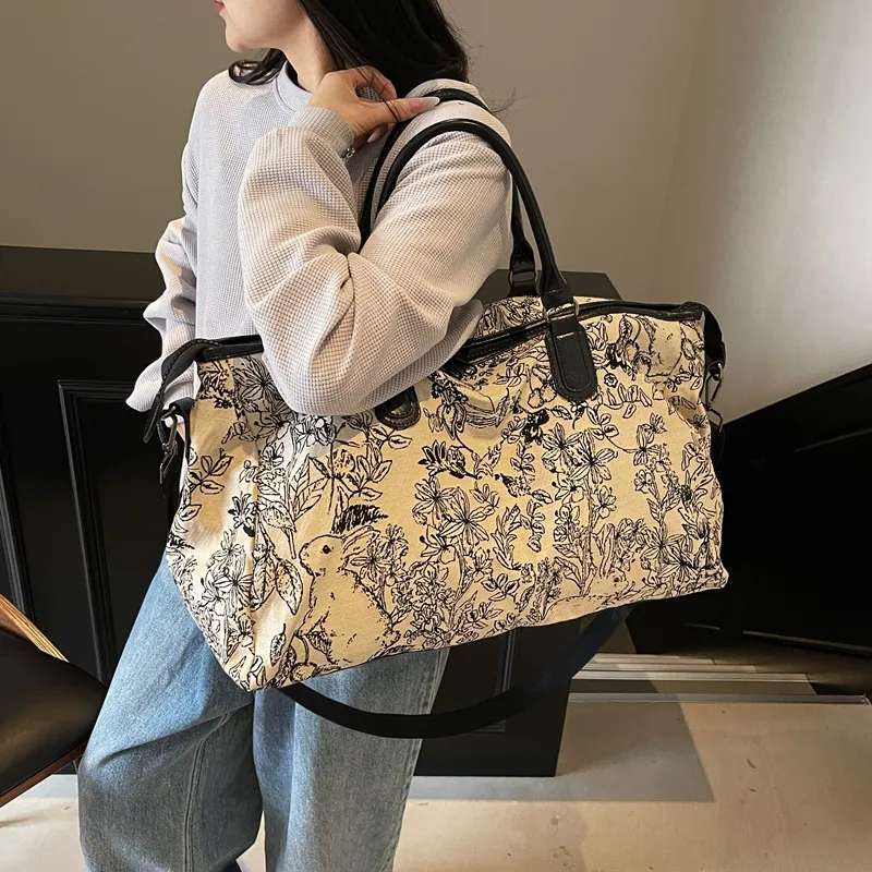 Debecca Canvas Bag Travel Bag Women's Multicolor-5
