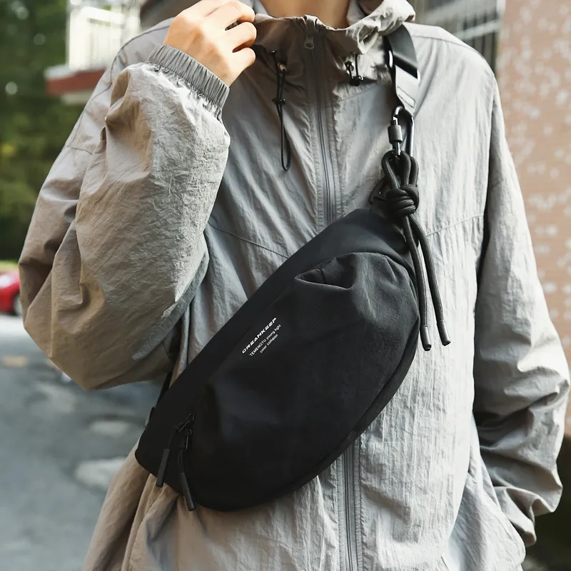 Debecca Nylon Sling Bag Regular Unisex Multicolor-3