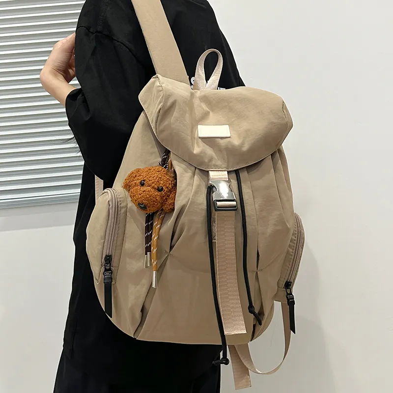 Debecca Nylon Backpack Regular Unisex Multicolor-1