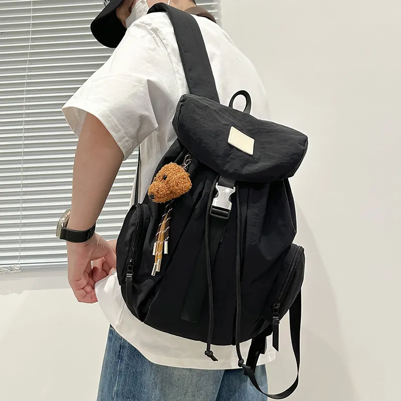 Debecca Nylon Backpack Regular Unisex Multicolor-10