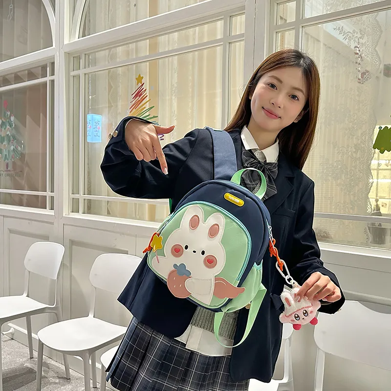 Debecca Nylon Backpack Small Size Kids' Multicolor-12