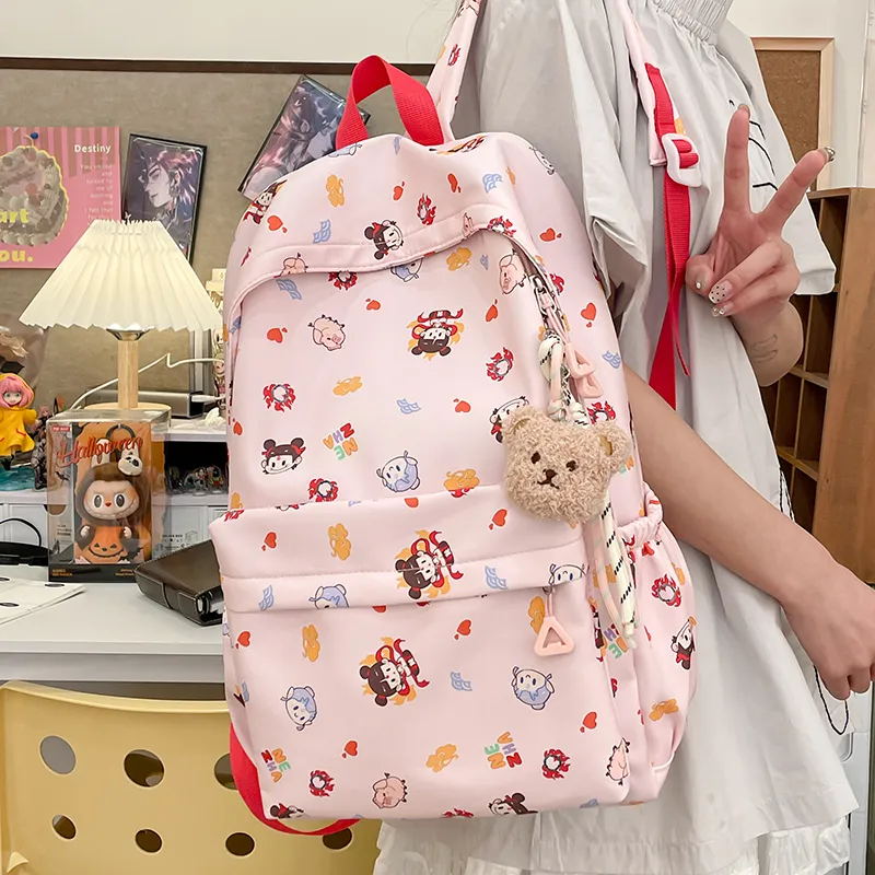 Debecca Nylon Backpack Unisex Multicolor-14