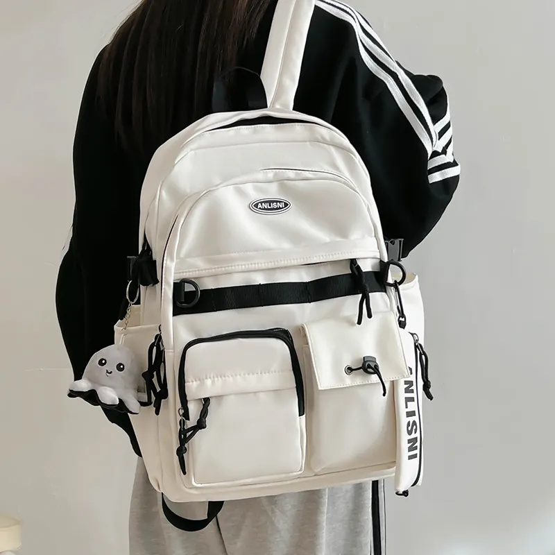 Debecca Polyester Backpack Unisex Multicolor-1