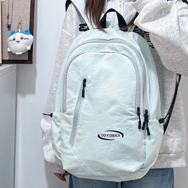 Debecca Nylon Backpack Large Size Unisex Multicolor-3