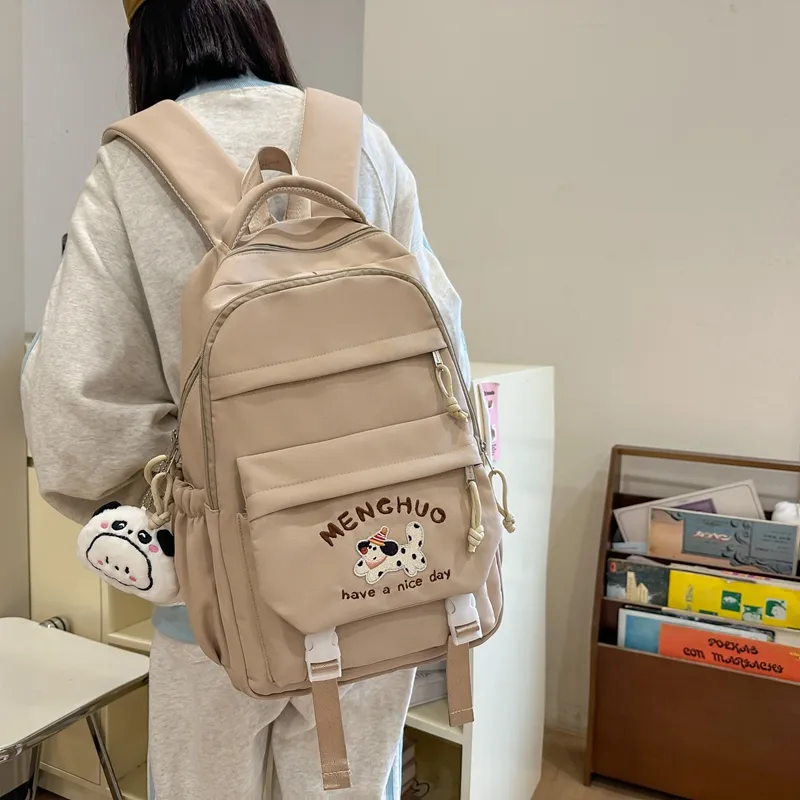 Debecca Cotton Backpack Large Size Unisex Multicolor-15