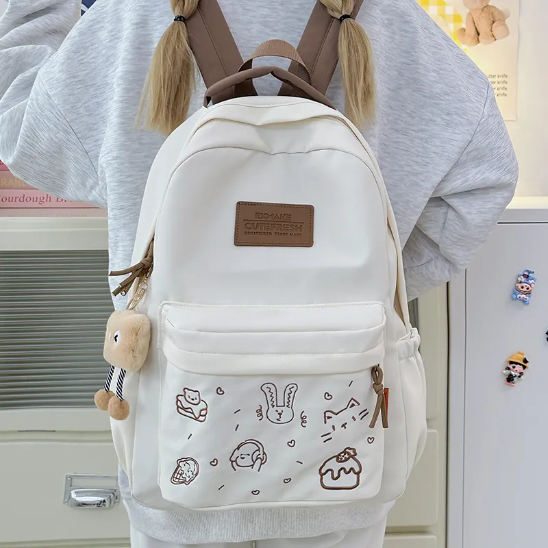 Debecca Nylon Backpack Regular Unisex Multicolor-25
