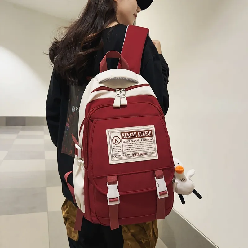 Debecca Nylon Backpack Unisex Multicolor-3