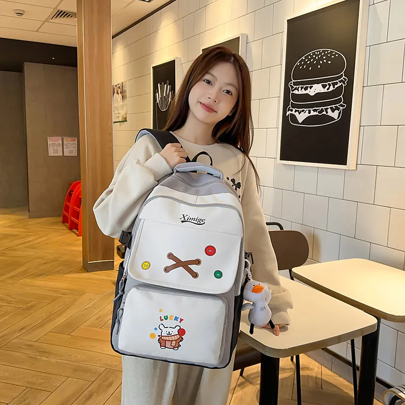 Debecca Nylon Backpack Unisex Multicolor-11