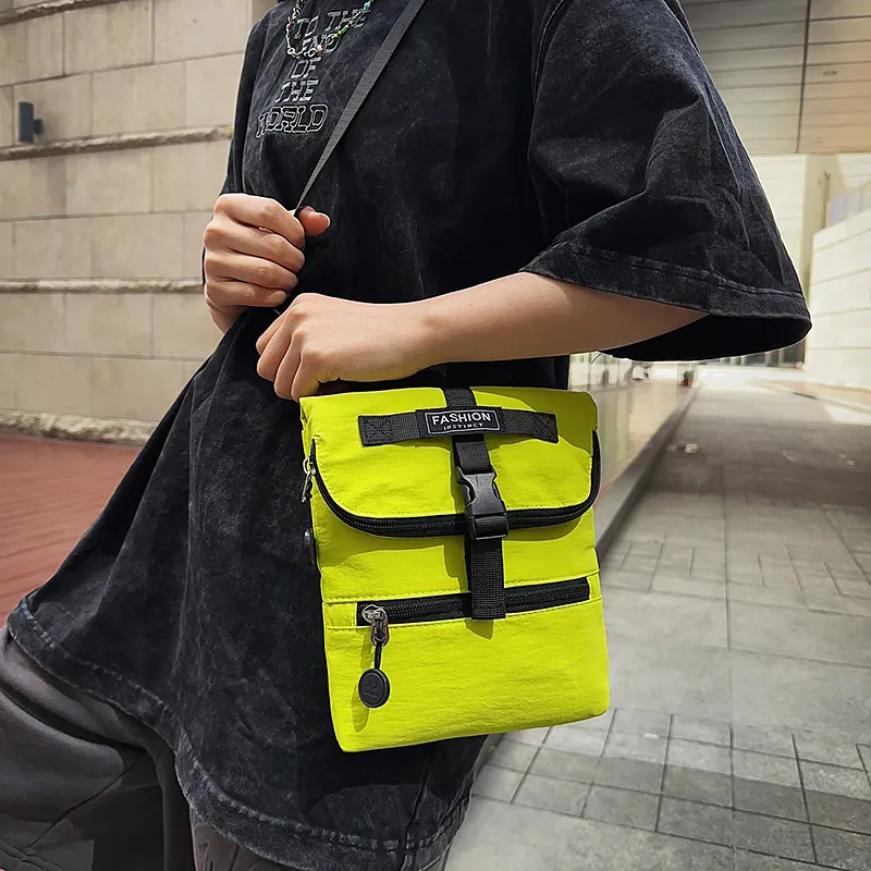 Debecca Nylon Shoulder Bag, Crossbody Bag Regular Unisex Multicolor-1