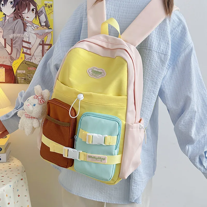 Debecca Polyester Backpack Women's Multicolor-5