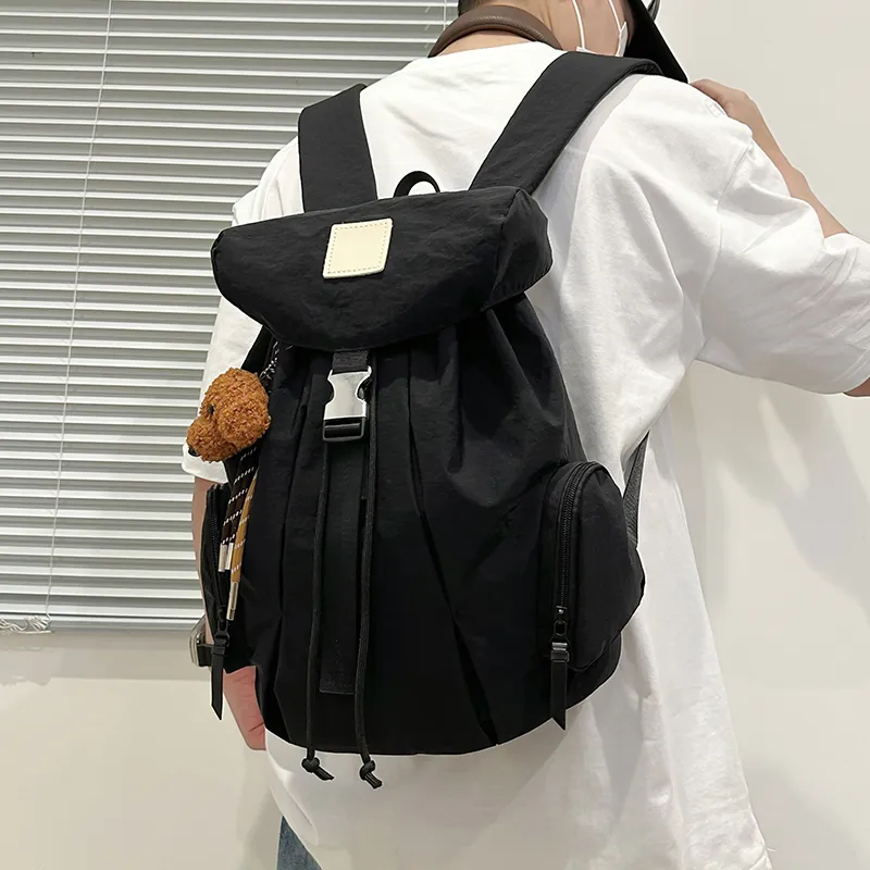 Debecca Nylon Backpack Regular Unisex Multicolor-11