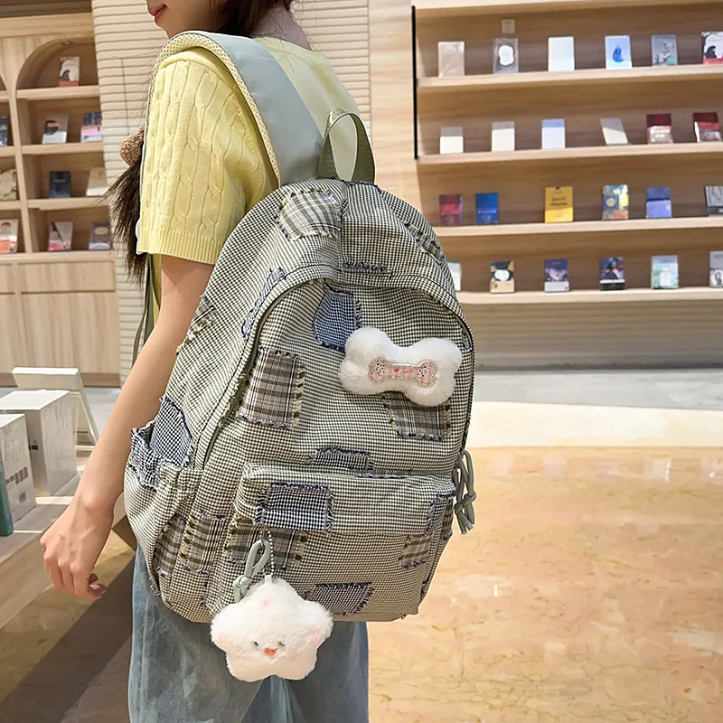 Debecca Composite Cloth Backpack Women's Multicolor-6