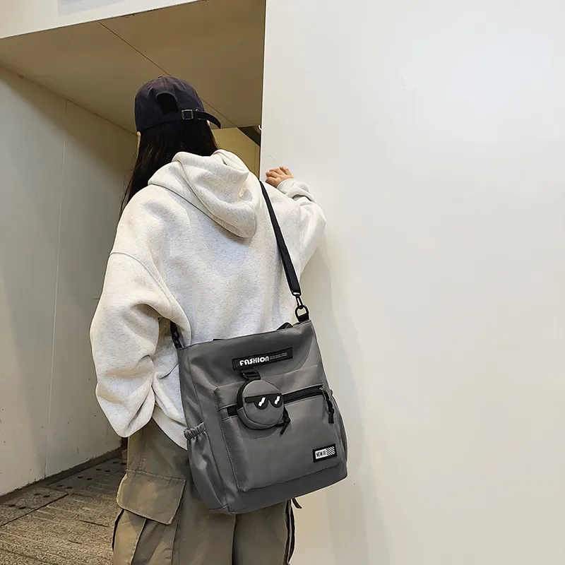 Debecca Nylon Tote Bag Shopping Bag Crossbody Bag Shoulder Bag Unisex Multicolor-2