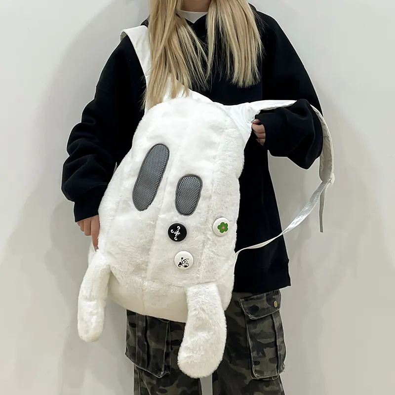 Debecca Plush Backpack Regular Unisex Multicolor-6