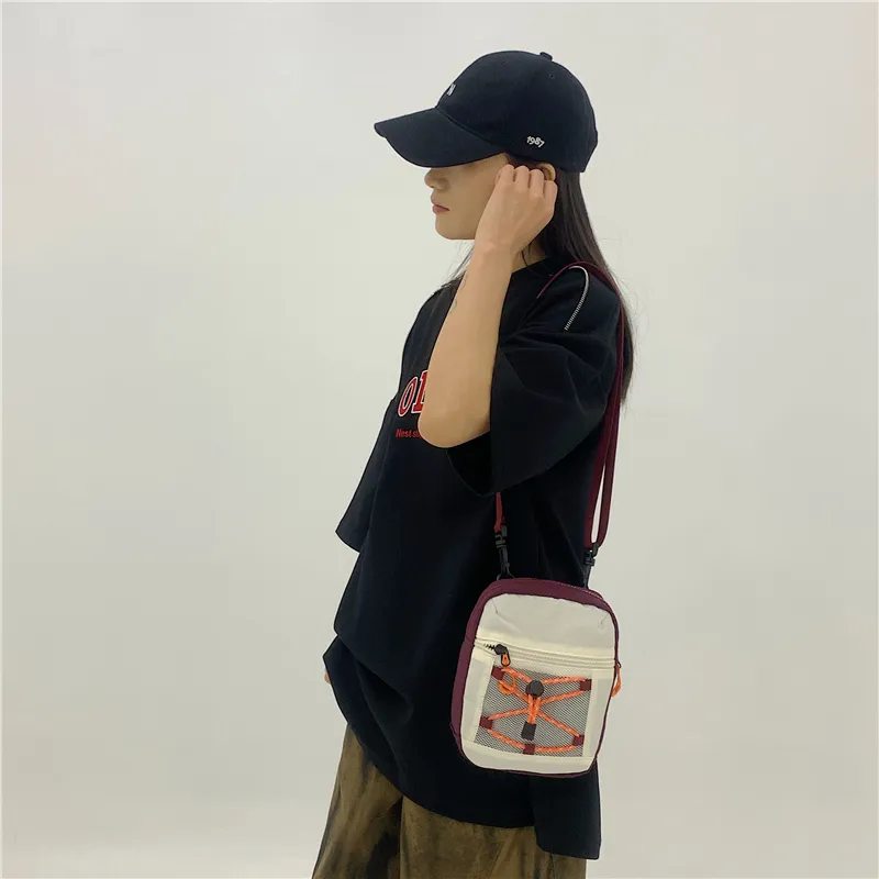 Debecca Canvas Bag, Shoulder Bag, Crossbody Bag, Cell Phone Pouch Regular Unisex Multicolor-1