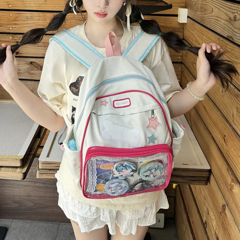 Debecca Twill Backpack Women's Light Blue-9
