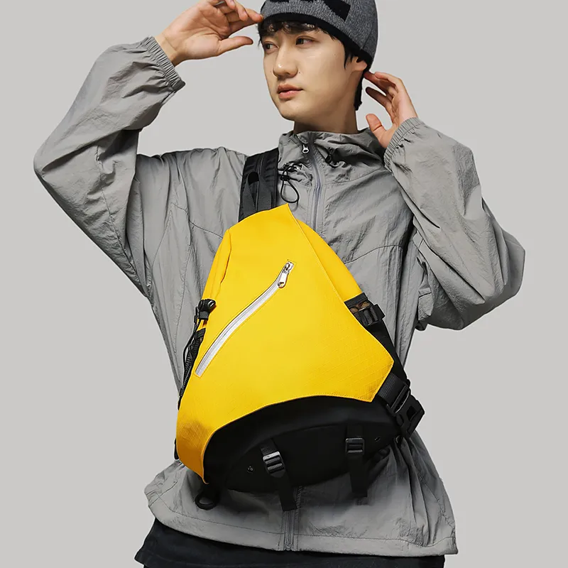 Debecca Nylon Sling Bag Regular Unisex Multicolor-10