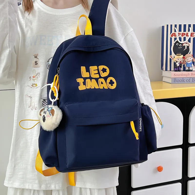 Debecca Polyester Backpack Unisex Multicolor-3