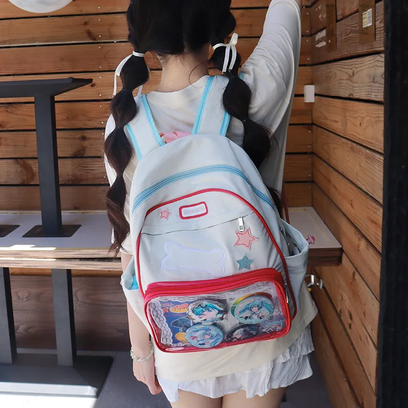 Debecca Twill Backpack Women's Light Blue-5