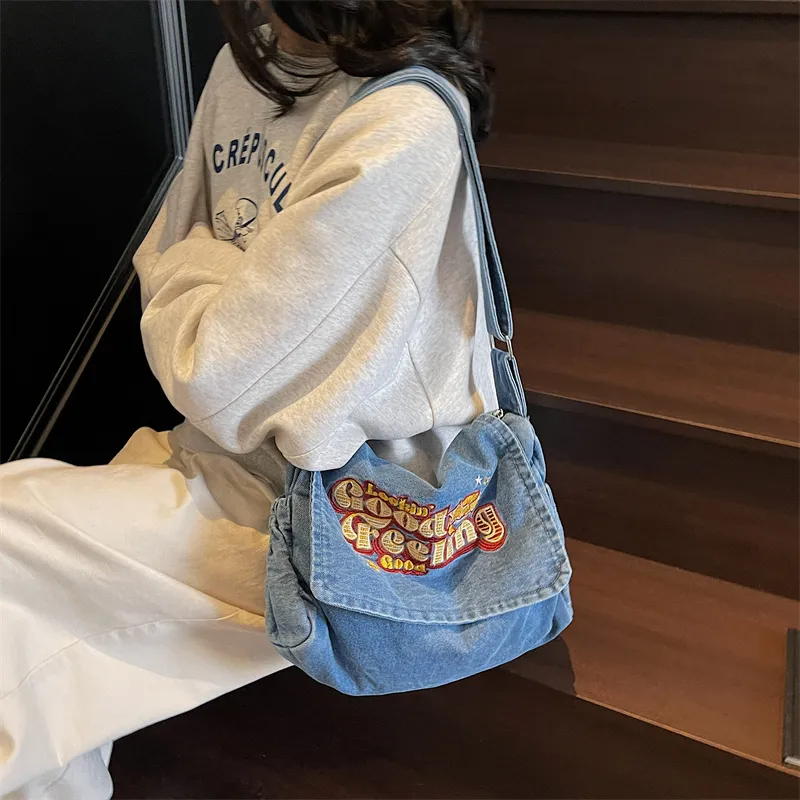 Debecca Denim Crossbody Bag Regular Women's Multicolor-11