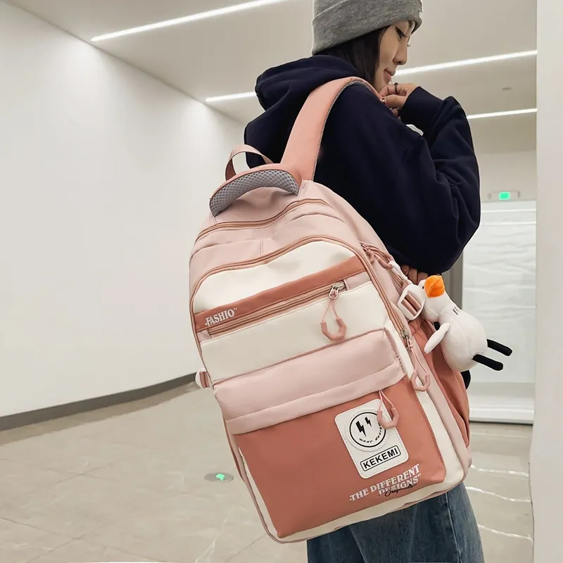 Debecca Nylon Backpack Unisex Multicolor-8