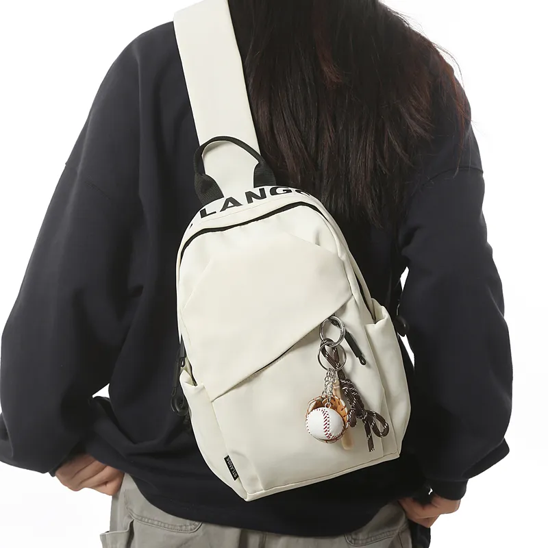 Debecca Nylon Sling Bag Regular Unisex Black-9