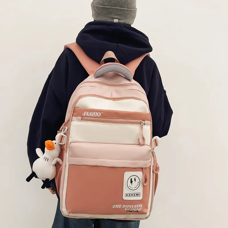 Debecca Nylon Backpack Unisex Multicolor-7