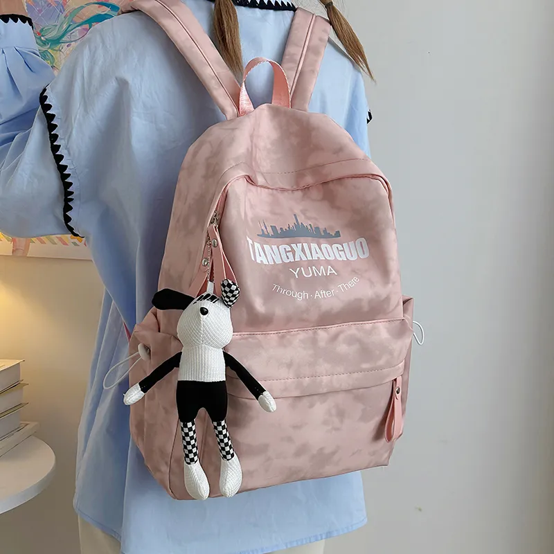 Debecca Nylon Backpack Regular Unisex Multicolor-2