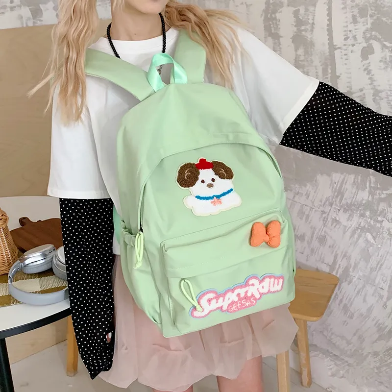Debecca Nylon Fabric Backpack Large Size Women's Multicolor-11