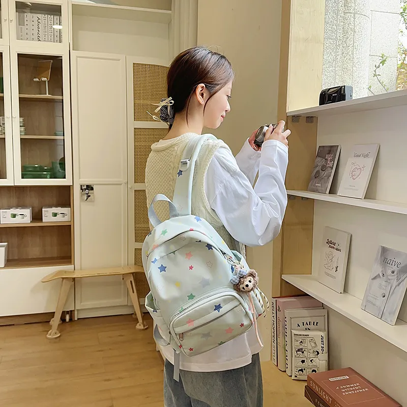 Debecca Cotton Backpack Regular Women's Multicolor-14