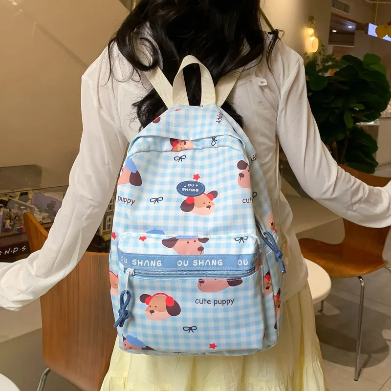 Debecca Composite Cloth Backpack Large Size Unisex Multicolor-7