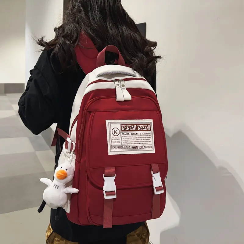Debecca Nylon Backpack Unisex Multicolor-1